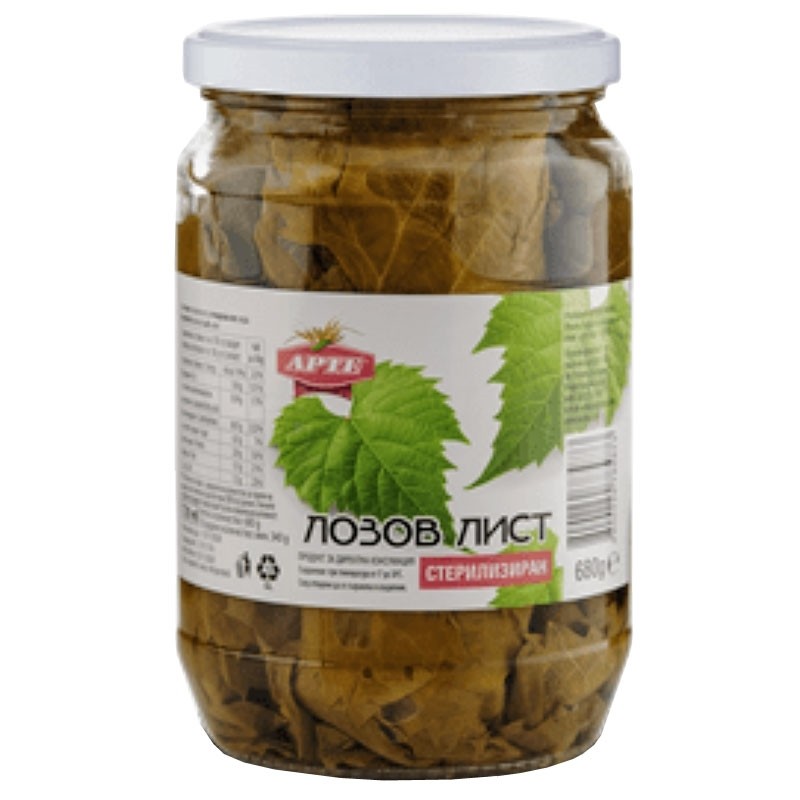 Sour vine leaves